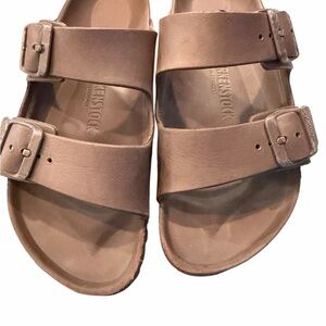 Birkenstock Arizona Double Strap Sandals in Brown Eva
